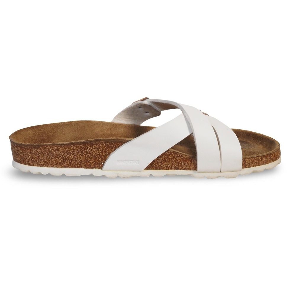 Birkenstock Yao Balance White Birko-Flor Sandals Womens 8 39 Medium Width - Picture 8 of 11